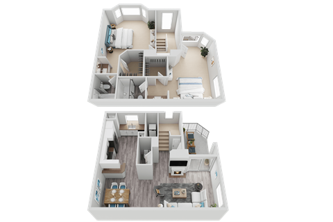 Plan D at Harbor Pointe, Dana Point, CA, 92629